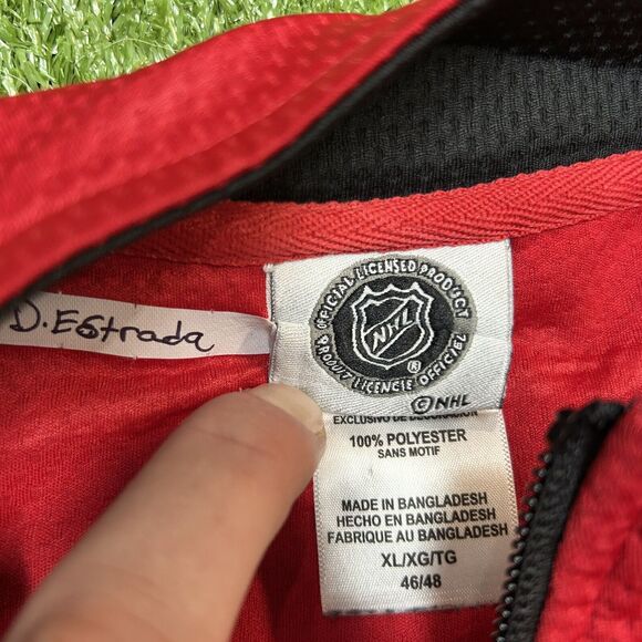 CHICAGO BLACKHAWKS 1/4 ZIP PULLOVER LIGHTWEIGHT JACKET XL - Picture 4 of 4